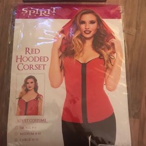 Red Hooded Corset